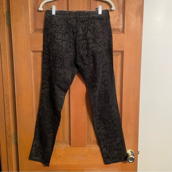 Stella McCartney python snakeskin print skinny ankle jeans Size 27 - Picture 10 of 10